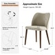 preview thumbnail 16 of 64, HULALA HOME Melisa Solid Wood Dining Chair Set of 4