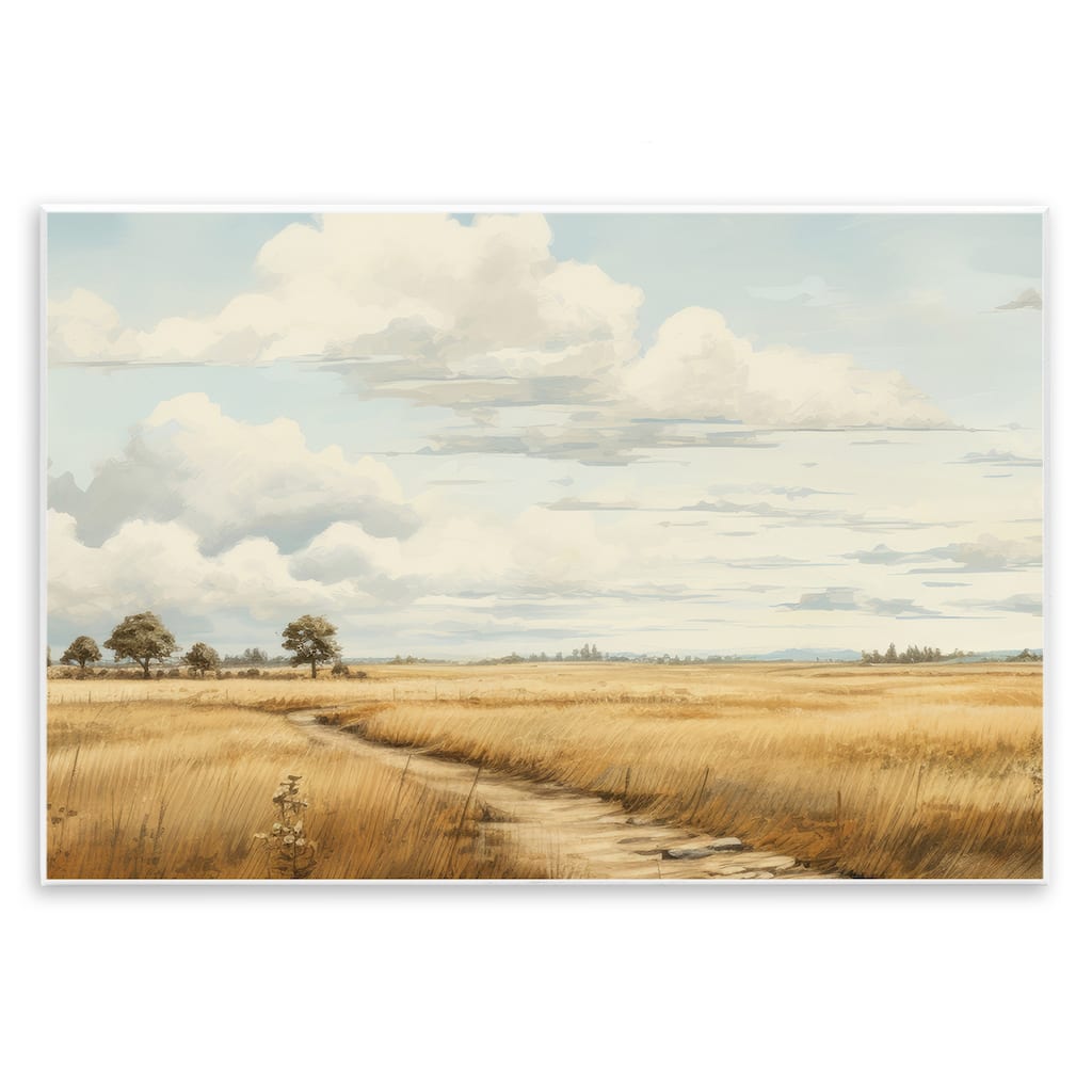 Stupell Path Through Vast Grassland Wall Plaque Art Design By LSR Creative Studio