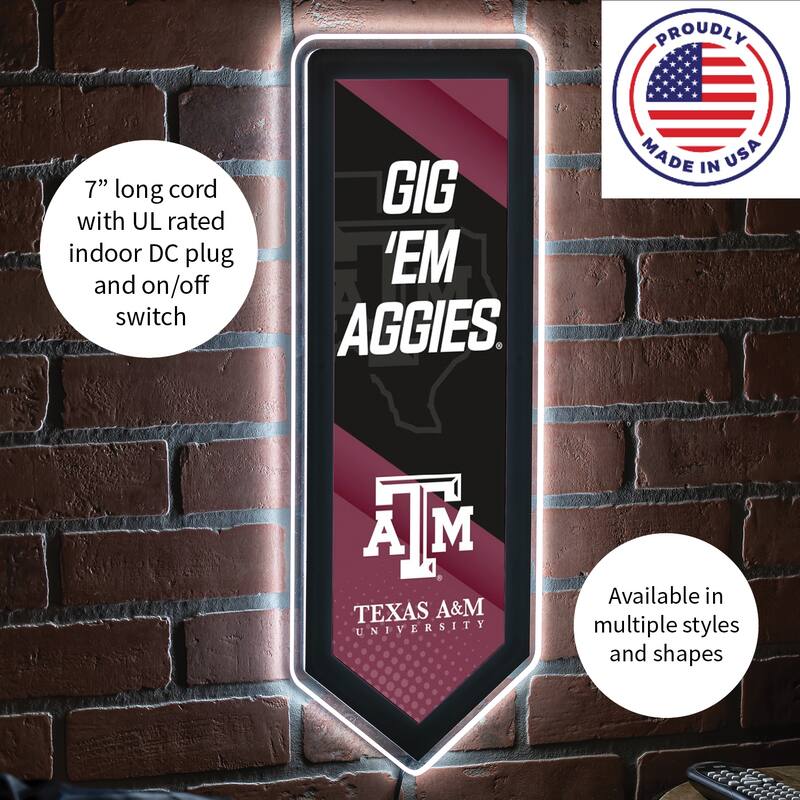 Texas A&M LED Lighted Sign