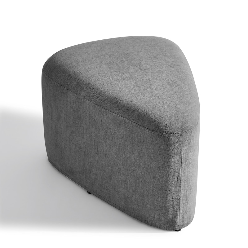 26" Footstools and Ottomans, Modern Fabric Pouf Ottoman