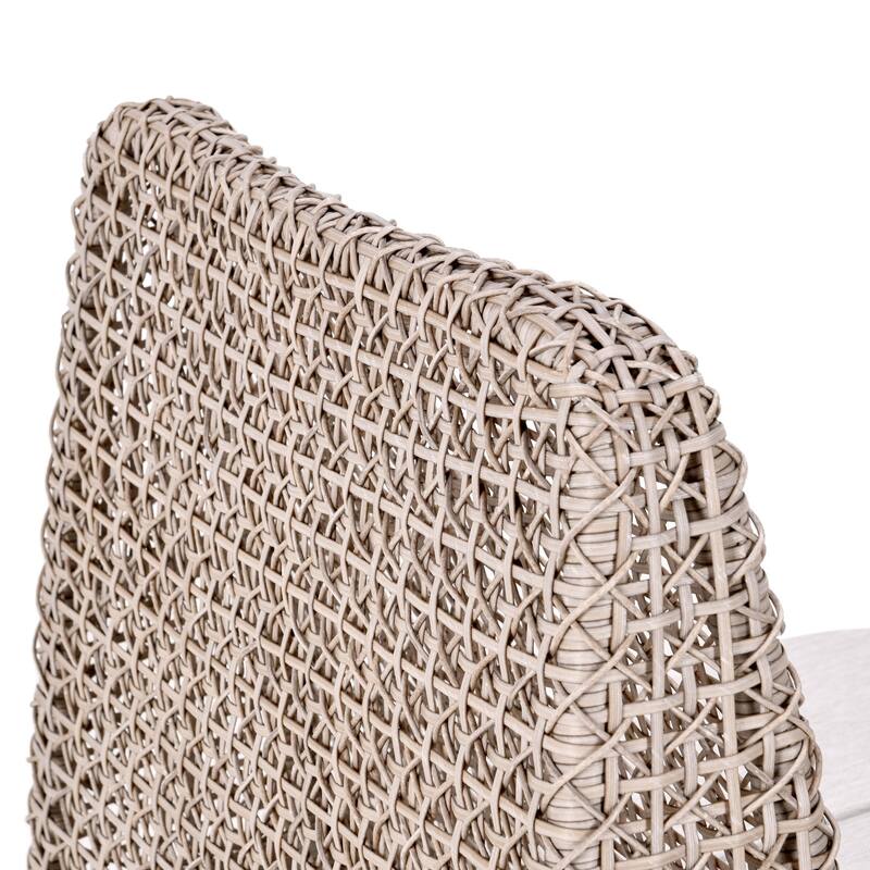 Classic Home Michelle Wicker Outdoor Accent Chair