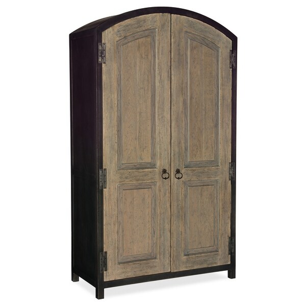 Hooker Furniture 5751-90013 50" Wide 2 Drawer Rubberwood and White Oak Wood Armoire from the Beaumont Collection