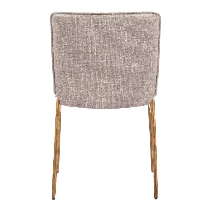 Nordvest Dining Chair Beige & Gold