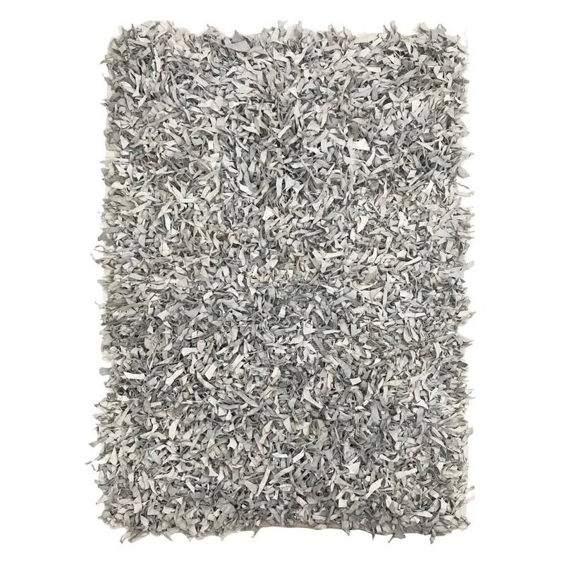 Leather Shaggy Living Room Rug Washable Area Rugs Non Slip Accent Rugs Soft Foldable Indoor Carpet Easy To Clean 5' x 8'