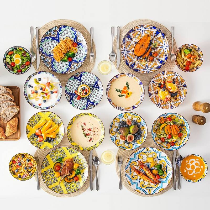 Vancasso Boho Porcelain 16-piece Dinnerware Set(Service for 4)