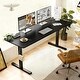 Electric Standing Desk 55 Inch Height Adjustable Lift Up Desk for Home ...