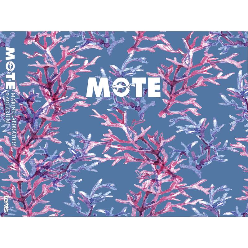 Tervis Mote Marine Aquarium Coral Pattern Made in USA Double Walled Insulated Travel Tumbler, Classic