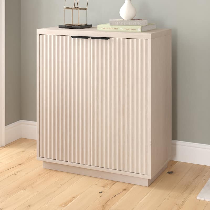 Mansfield 28" Wide Rectangular Accent Cabinet - Alder White