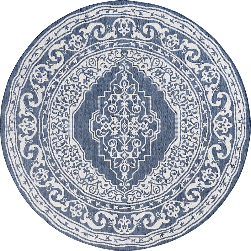 Exo Coastal Oriental Indoor/Outdoor Area Rug