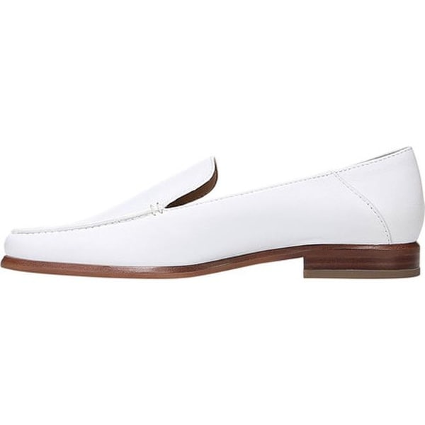 franco sarto white loafers