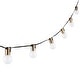 preview thumbnail 7 of 6, SAFAVIEH Lighting Farrynn 120-Inch Glass Light, Brass-Tone and Black - Brass/Black