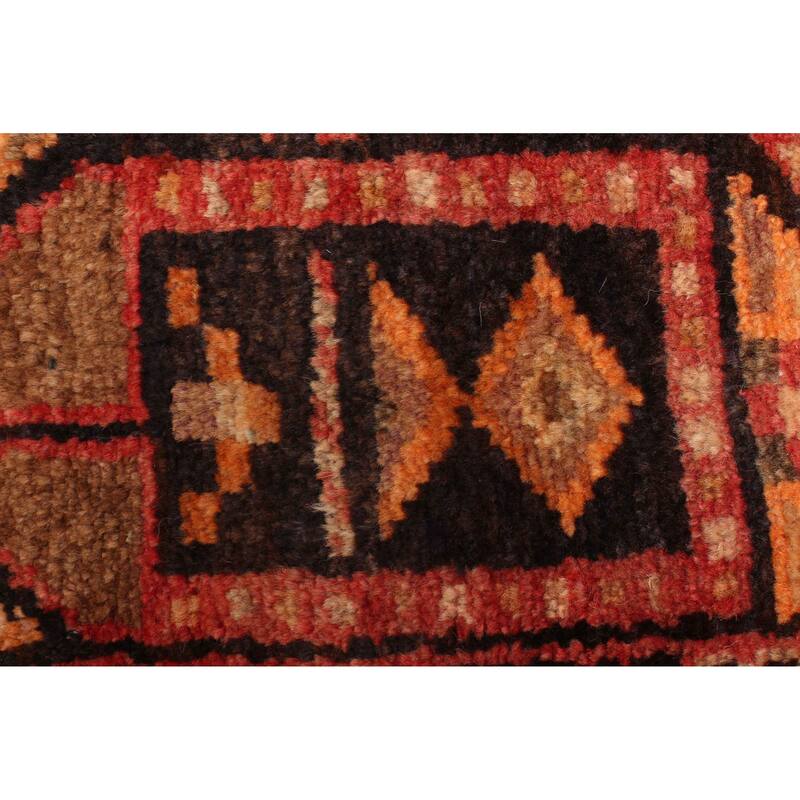 ECARPETGALLERY Hand-knotted Andelz Dark Brown Wool Rug - 3'10 x 5'8