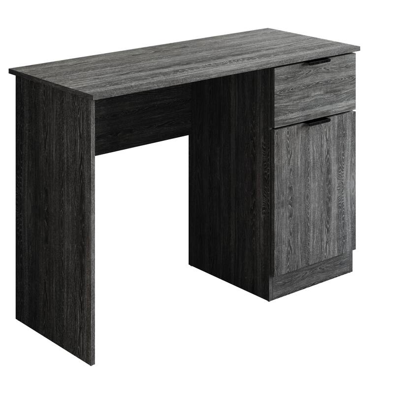 CraftPorch Mid Century wooden Writing Table with Cabinet