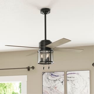 Hunter 52" Astwood Ceiling Fan with LED Light and Pull Chain - Transitional, Modern Farmhouse - Exclusive Surespeed Guarantee!