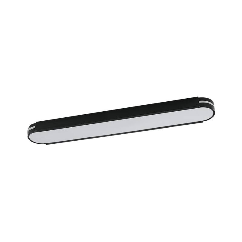 Modern Dimmable LED Long Oblong Flush Mount Ceiling Light 31.5in