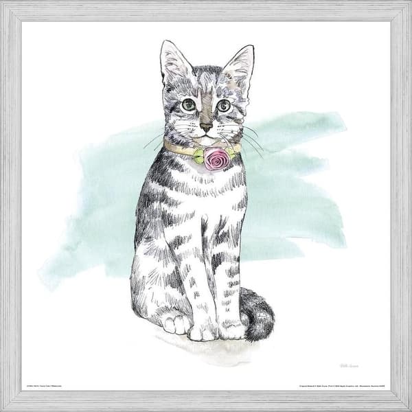 Shop Easy Art Prints Beth Grove S Fancy Cats I Watercolor