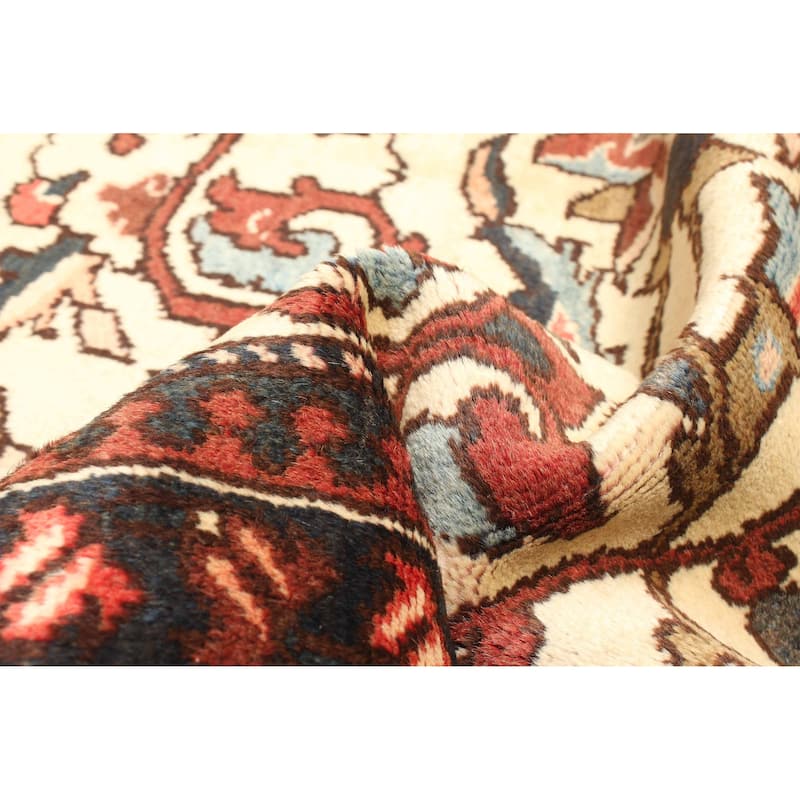 ECARPETGALLERY Hand-knotted Anadol Cream Wool Rug - 3'7 x 5'3