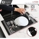 preview thumbnail 53 of 54, STYLISH Multipurpose Over Sink Roll-Up Dish Drying Rack