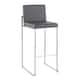 Option Grey Faux Leather & Stainless Steel