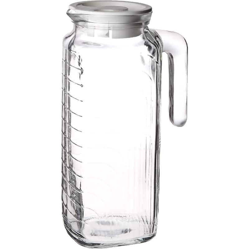 Bormioli Rocco Gelo Jug - 41 Oz - White Lid