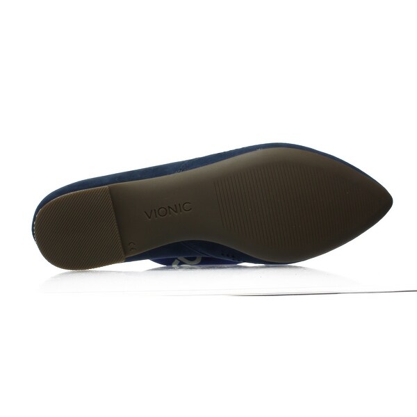 vionic navy flats