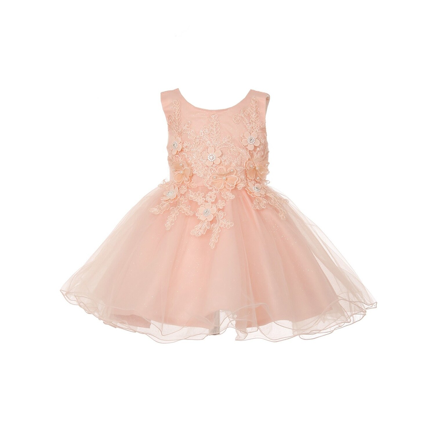 baby girl blush dress