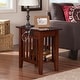 preview thumbnail 9 of 14, AFI Mission Chair Side Table with Charging Station