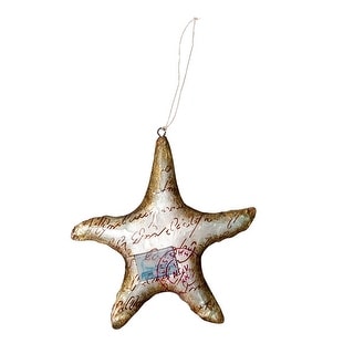 Postcard Beach Starfish Christmas Xmas Ornament