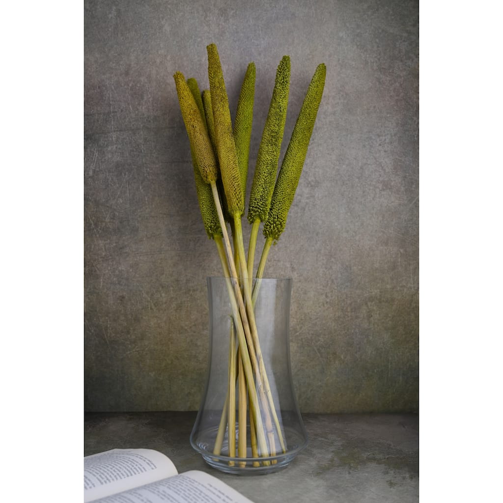 Bazra Paper Wrapped Bunch Artificial Plant - 30.75" - Lime Green - Set of 7