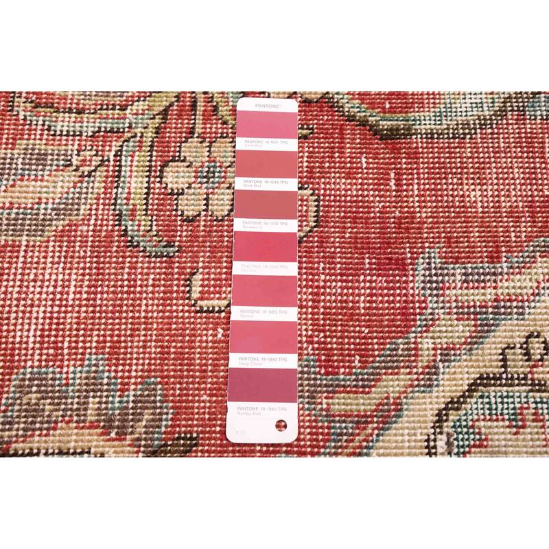 ECARPETGALLERY Hand-knotted Antalya Vintage Red Wool Rug - 7'1 x 10'1