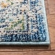 preview thumbnail 9 of 23, SAFAVIEH Madison Anny Boho Medallion Distressed Area Rug 3' Square - Navy/Grey - Square