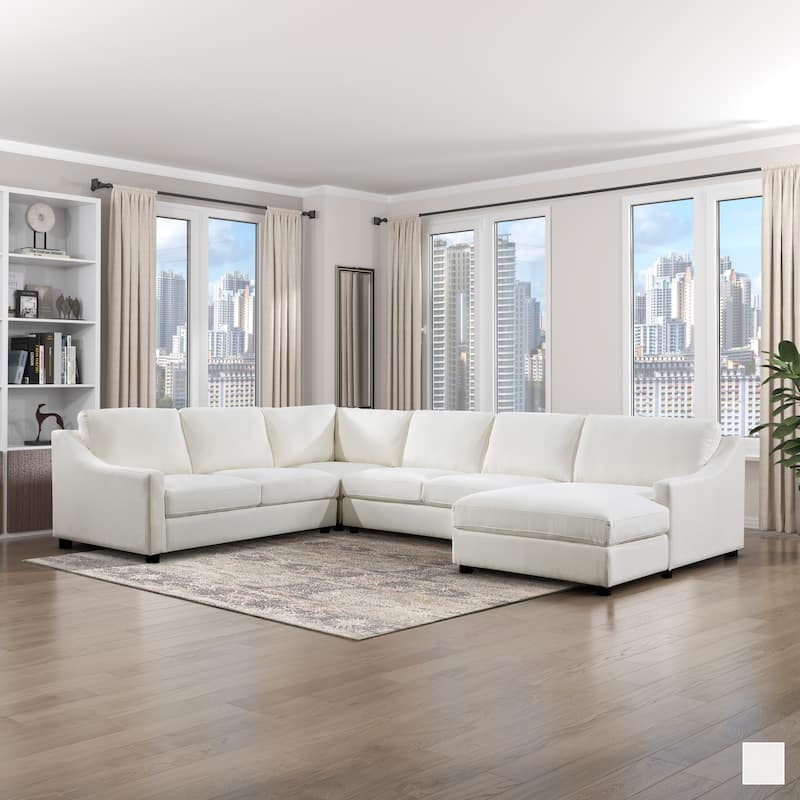 Hanna 4-Piece Sectional Sofa with Right Chaise
