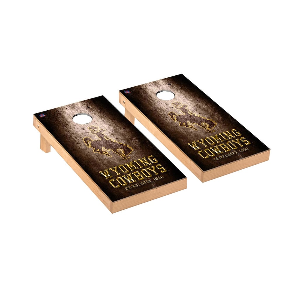 Wyoming Cowboys Museum Cornhole Board Set