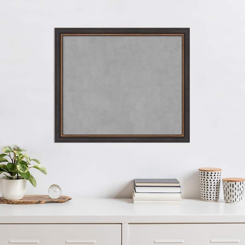 Amanti Art Ashton Black Framed Magnetic Board