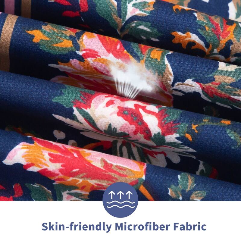 Boho Floral Pattern Japanese Floor Futon Mattress