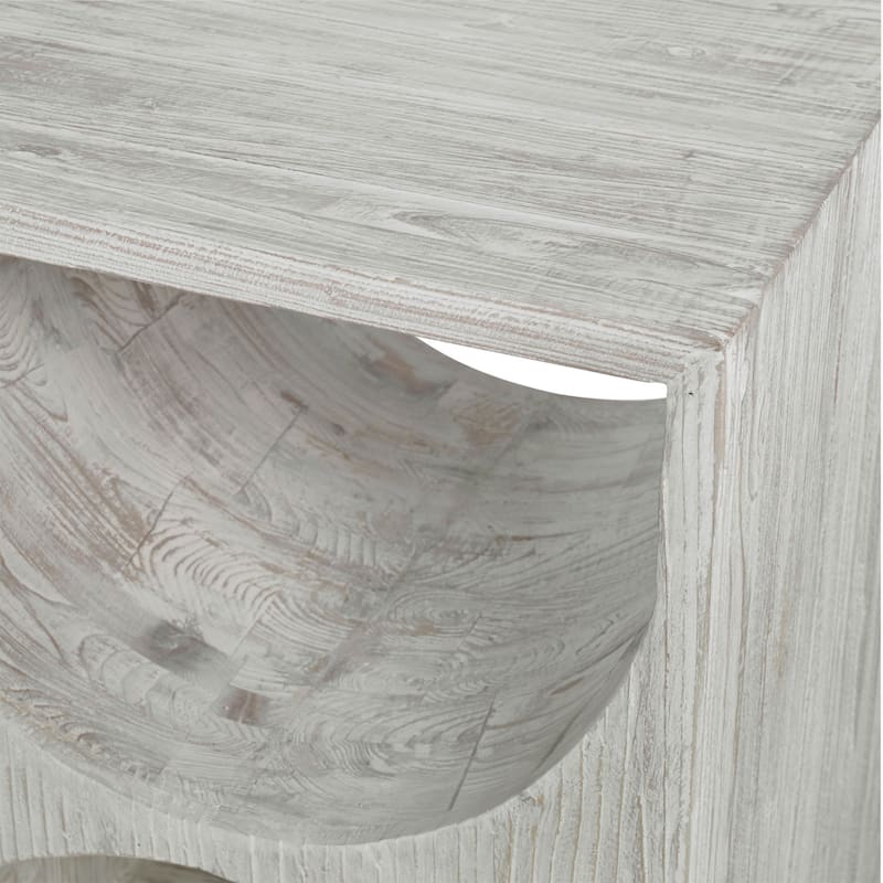 Uttermost Hans 18" Wide Scandinavian Modern Solid Fir Side Table