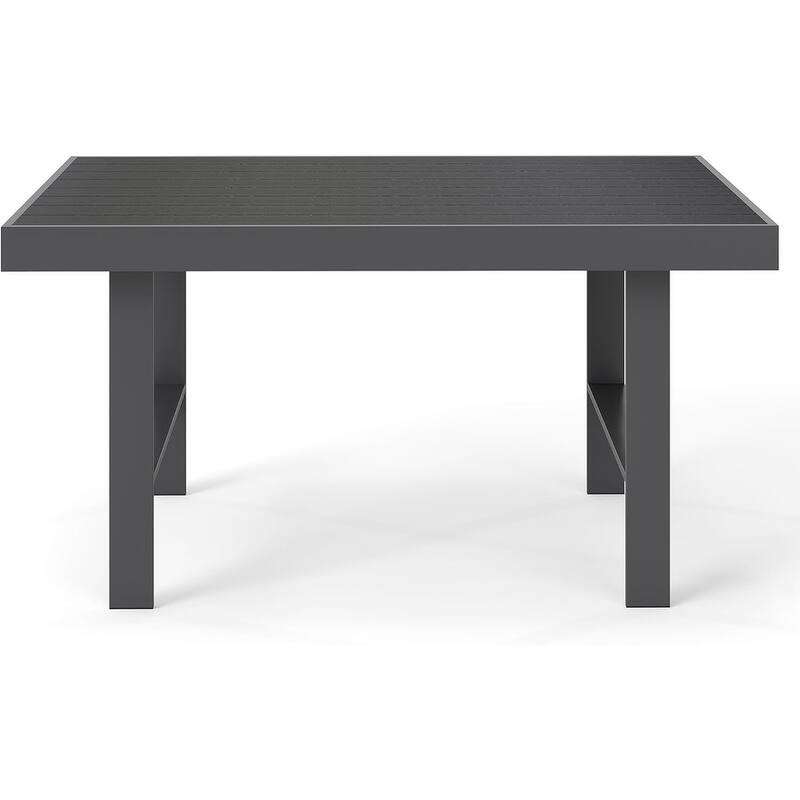 Aluminum Outdoor Dining Table - Grey