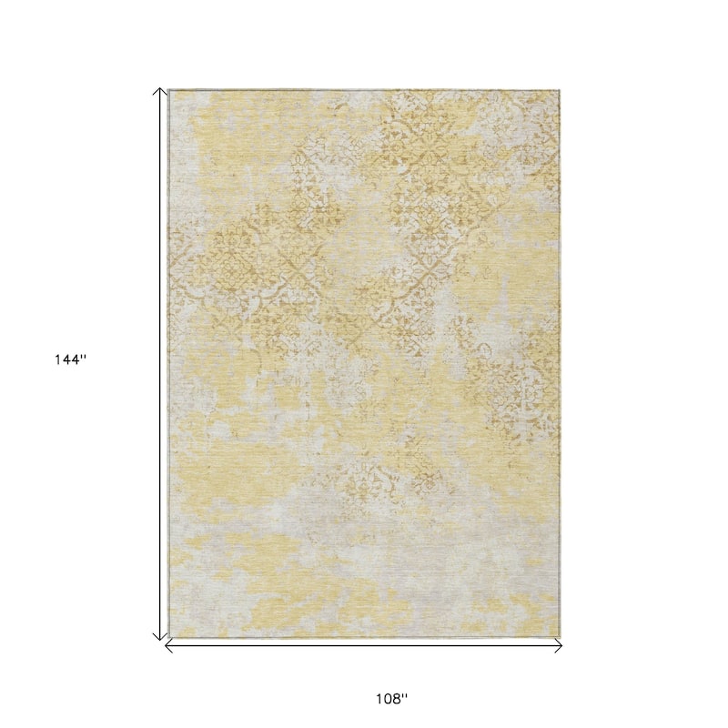 HomeRoots Floral Transitional Rectangle Outdoor Rug
