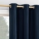 preview thumbnail 20 of 28, Sun Zero Cascade Pleated Velvet Blackout Grommet 1-Piece Curtain Panel, Single Panel