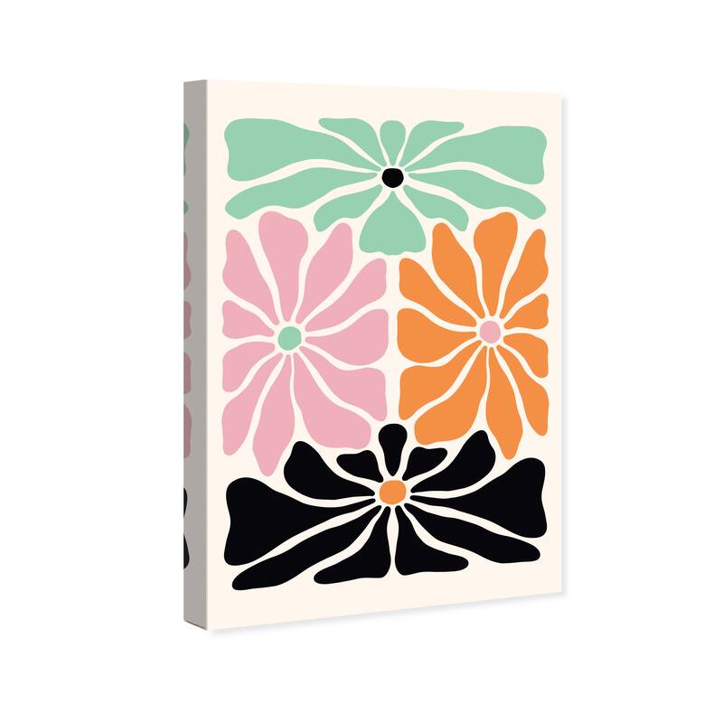 Wynwood Studio Canvas Floral and Botanical From the Florist Pink and Pastel Pink Modern & Contemporary Wall Art Canvas Print