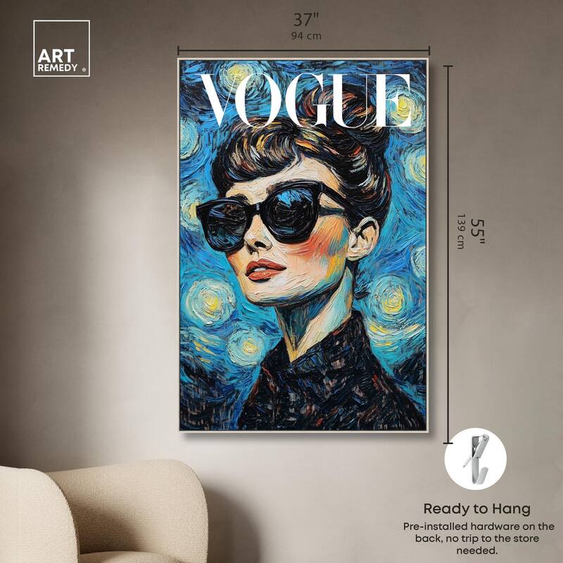 Starry Night Icon Canvas by Art Remedy