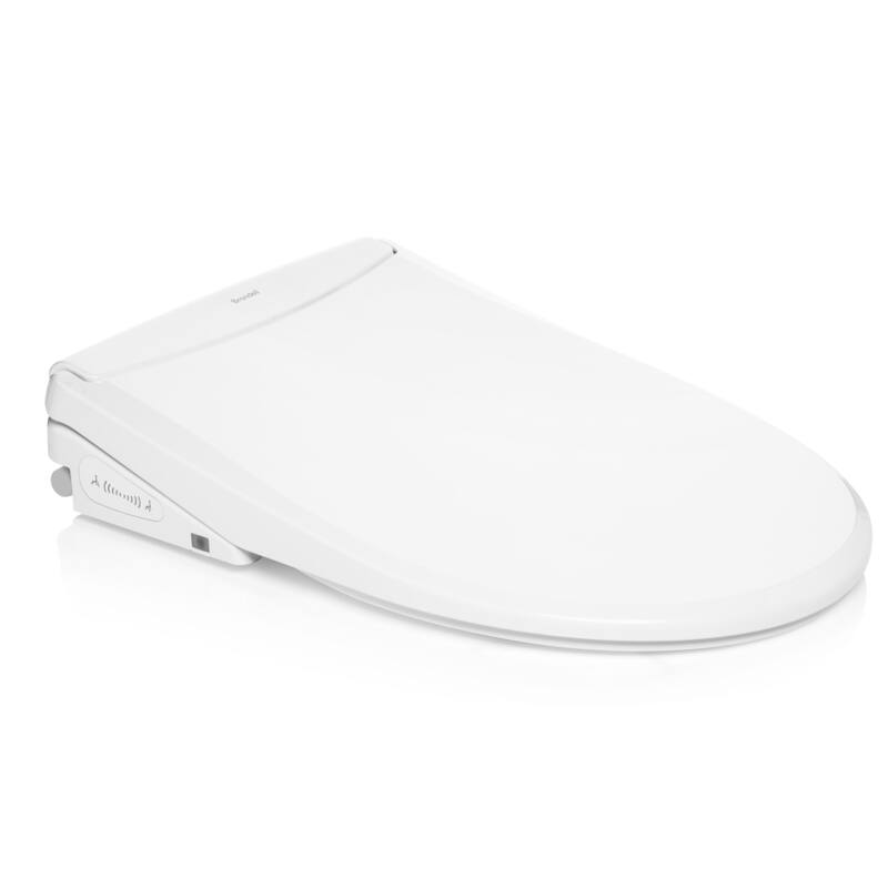 Brondell Thinline T44 Luxury Bidet Toilet Seat with Remote Control, White
