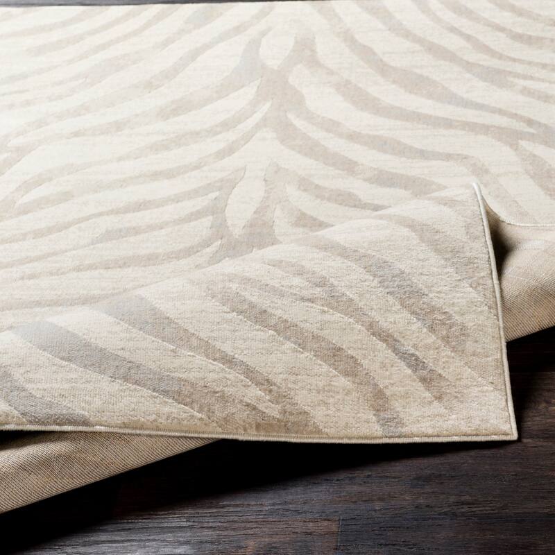 Livabliss Niamey Animal Print Area Rug - 2' x 3' - Tan/Beige - Rectangle
