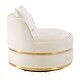 preview thumbnail 56 of 62, 360 Degree Swivel Accent Chair Velvet Modern Upholstered Barrel Chair Over-Sized Soft Chair with Seat Cushion