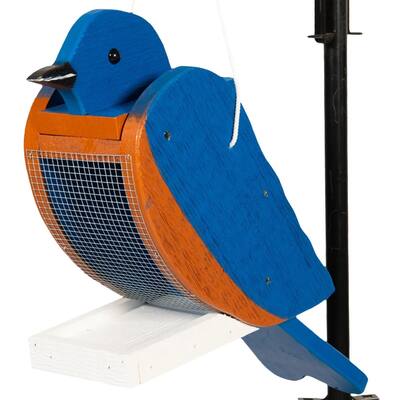 Pine Bluebird Bird Shaped Feeder