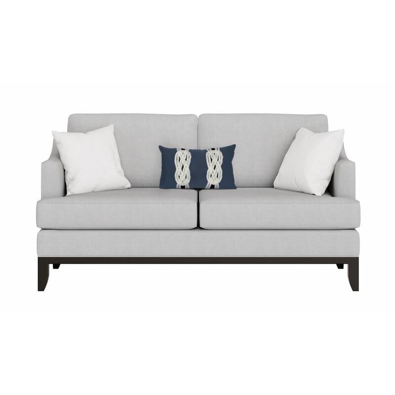 Liora Manne Visions II Double Knot Indoor/Outdoor Pillow Navy 12"X20"