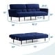 preview thumbnail 32 of 35, Lucid Comfort Collection Futon Sofa Bed with Box Tufting