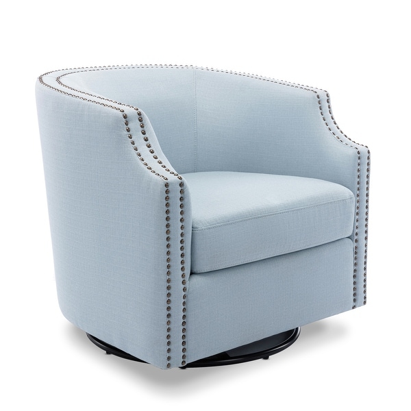 Swivel glider barrel chair outlet