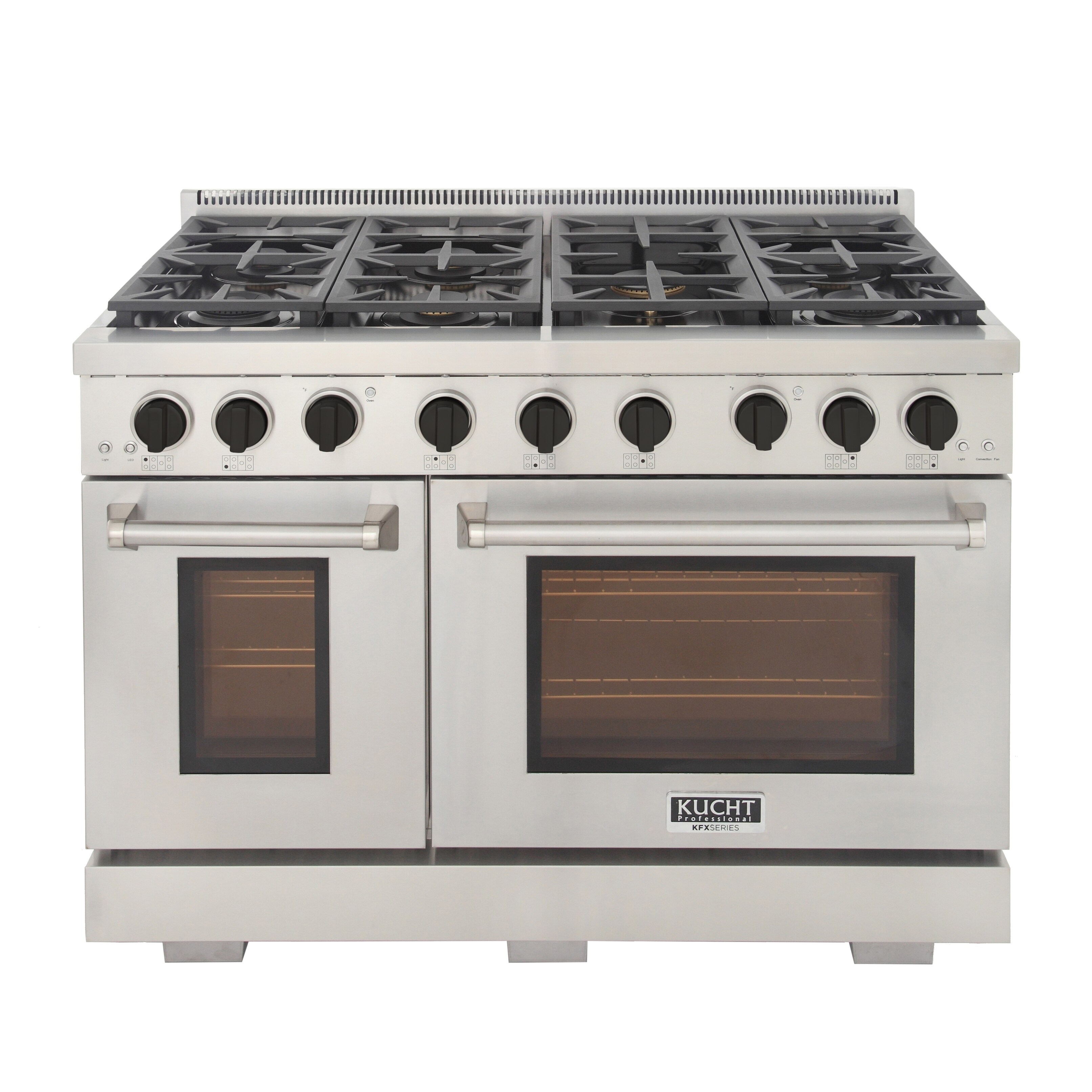 Toaster oven clearance with burners