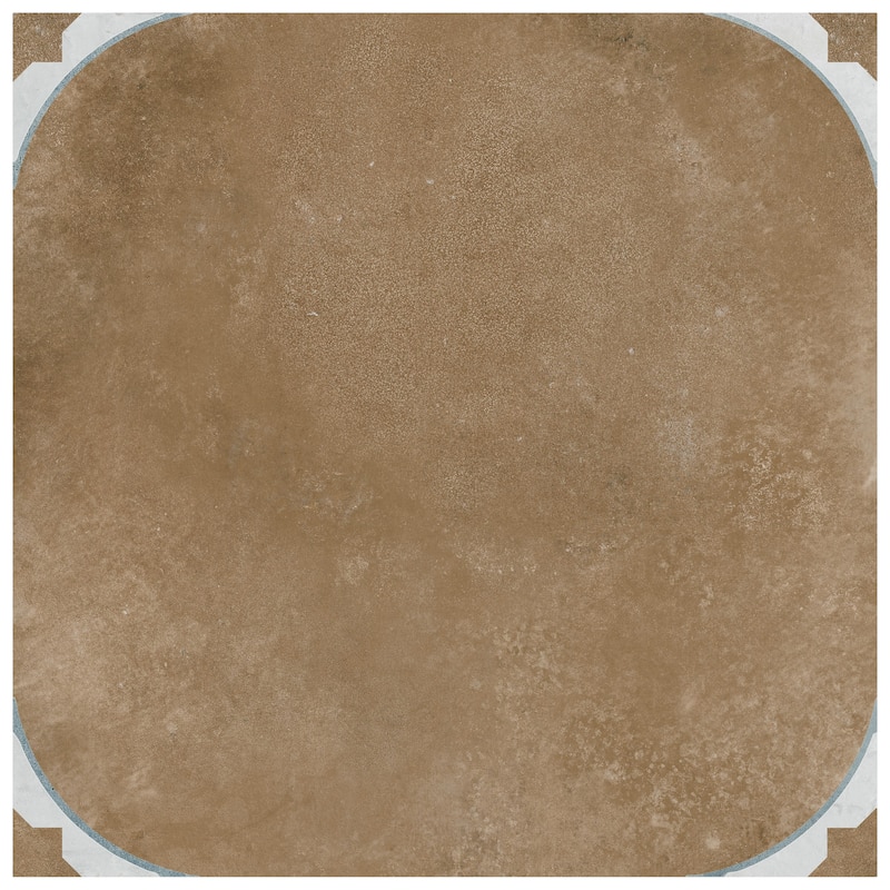 Merola Tile Tetuan Terra 17-3/8" x 17-3/8" Porcelain Floor and Wall Tile